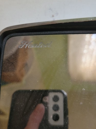 Vintage 85-89 Lincoln town car power heated mirror with built-in thermometer - Picture 5 of 12