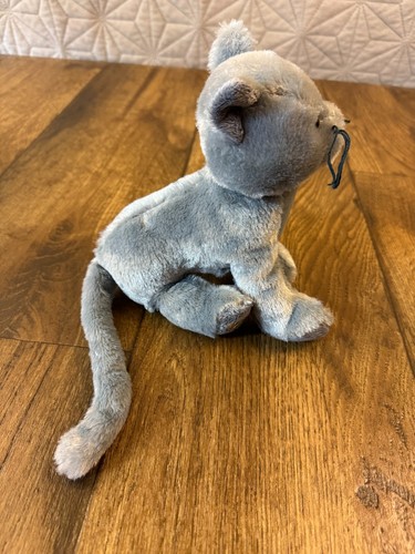 Webkinz Ganz Charcoal Cat Kitty Grey Gray Plush Stuffed Animal No Code HM152 - Picture 5 of 10