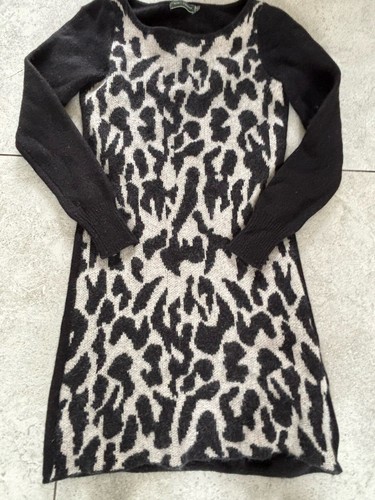 Mint Velvet Women’s Woollen Dress Angora Mix Size 10 animal print design - Imagen 7 de 15
