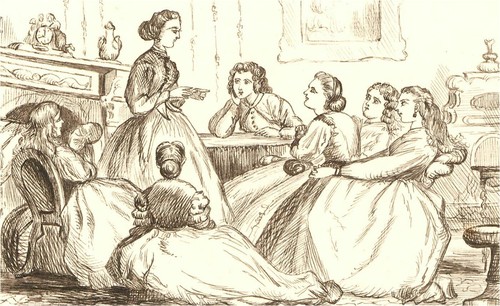 1866 Pen and Ink Drawing - The Church Congress