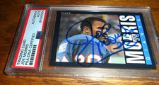 1985 TOPPS ROOKIE CARD #120 JOE MORRIS NEW YORK GIANTS SIGNED AUTOGRAPH PSA/DNA