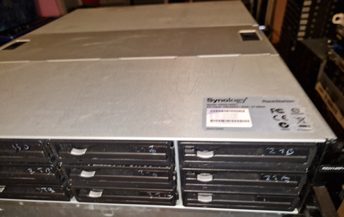 Synology RS2414RP+ Wszystkie Caddie nienaruszone - Zdjęcie 4 z 9