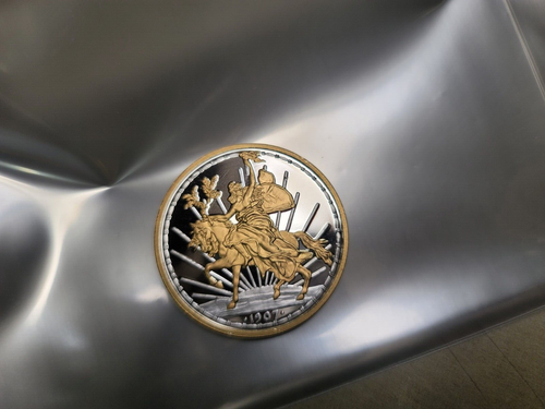 1907 .999 Silver 1oz 50 Centavos Caballito Proof Madalla 300 Minted  2023 - Picture 1 of 6