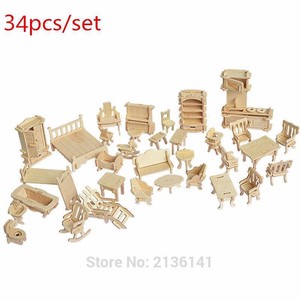 New-arrive-34-pcs-set-wood-Furniture-toys-miniature-chair-miniature-dollhouse