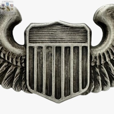 STERLING 1930'S US ARMY AIR CORPS PILOT WINGS BADGE INSIGNIA 3-1