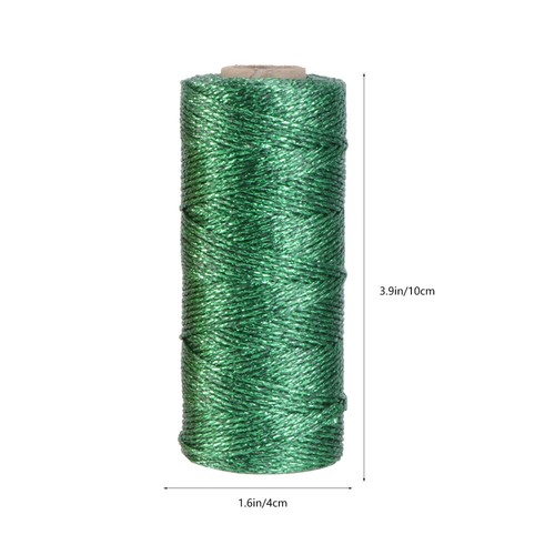 3 Pcs Twine 100 Yards Twine String Golden Twine Christmas Cotton Rope - Picture 10 of 12