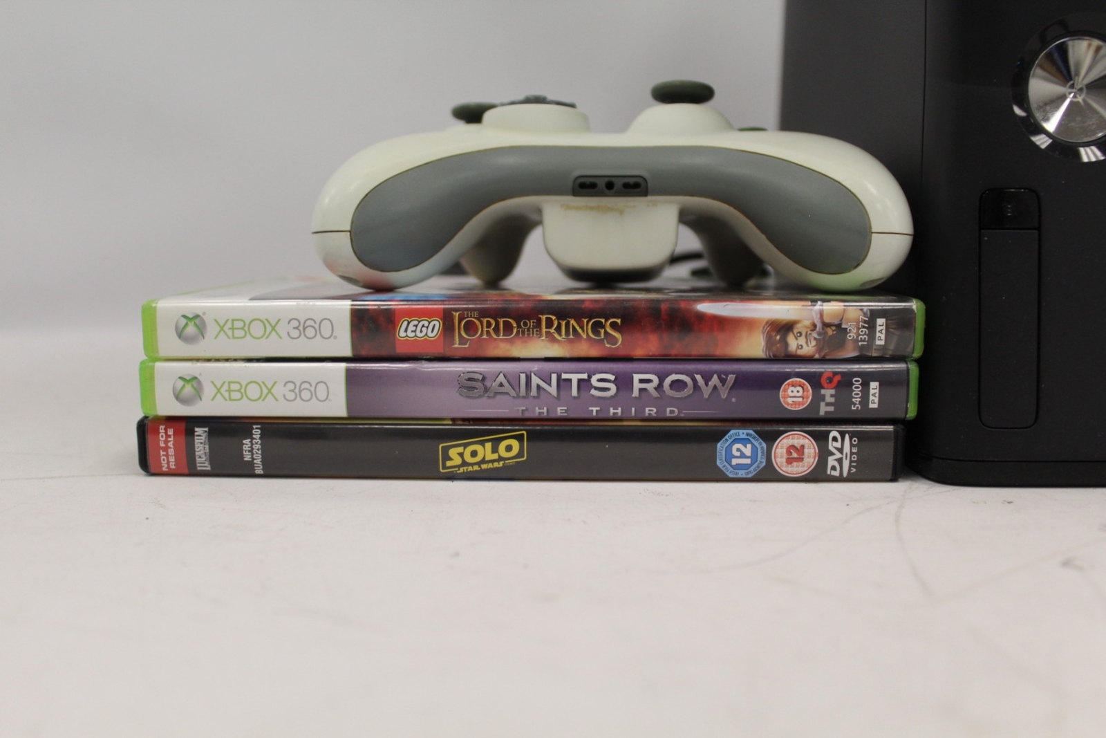 MICROSOFT Xbox 360 Game Console In Black With 2 Games & 1 Controller