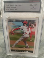 Shohei Ohtani 2018 Leaf The National RC #02 mint 10