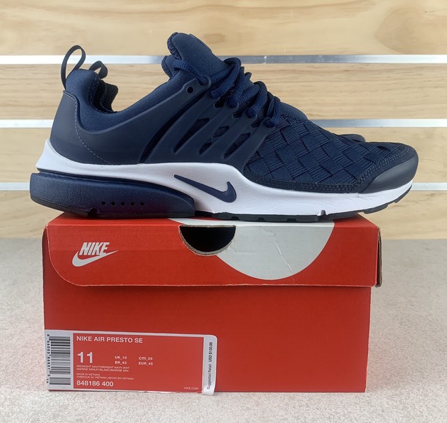 nike air presto blue running shoes