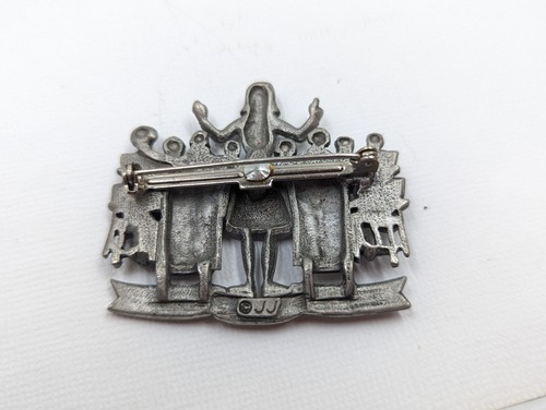 Vintage JJ Jonette Teacher With Class Silver tone Brooch Pin USA 1980-2006 K094 - Picture 5 of 7