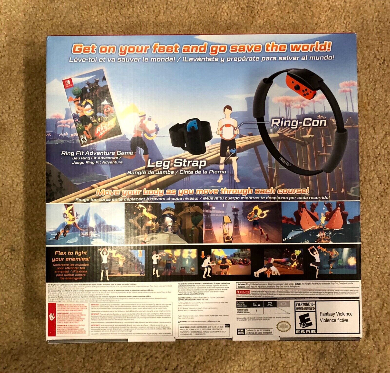 Ring Fit Adventure Standard Edition (Nintendo Switch, 2019) BRAND NEW IN HAND !! Najnowszy najnowszy produkt
