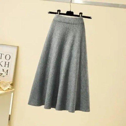 Autumn Winter New Fashion High Waist Solid Color Hip Women's Clothing Chic Skirt - Picture 23 of 29
