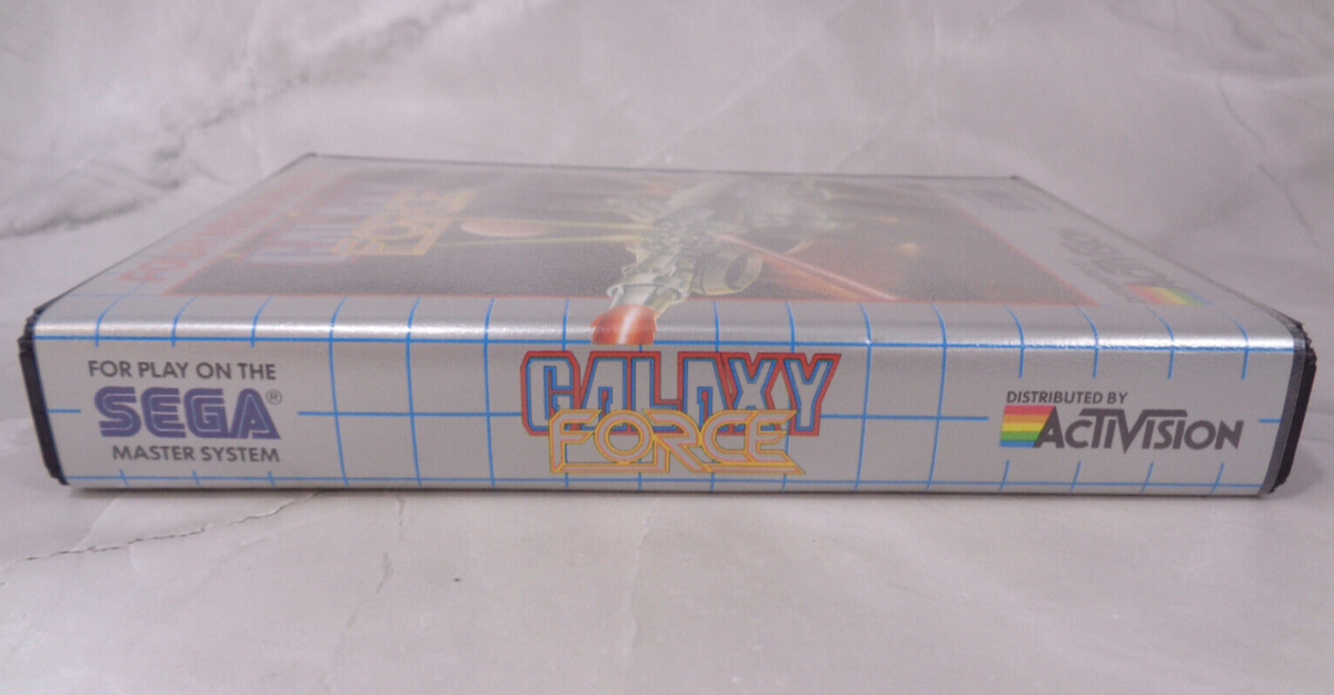 GALAXY FORCE Sega Master System Silver Four Mega Power