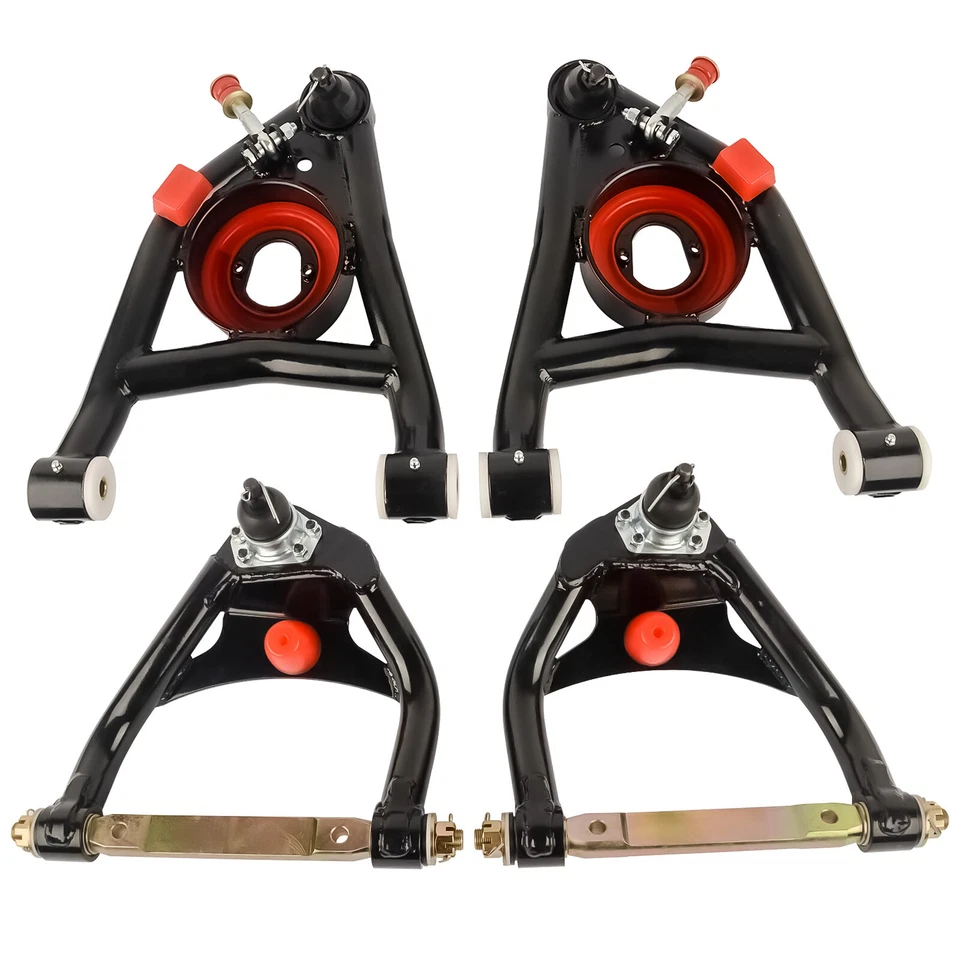 Tubular Upper & Lower Control Arms for Chevy Malibu Pontiac GTO LeMans 1964-1972 - Image 3 of 4