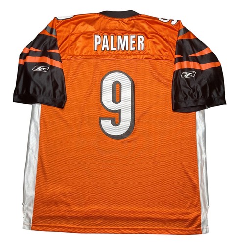 Reebok Cincinnati Bengals #9 Carson Palmer Jersey XL Orange Printed - Picture 2 of 9