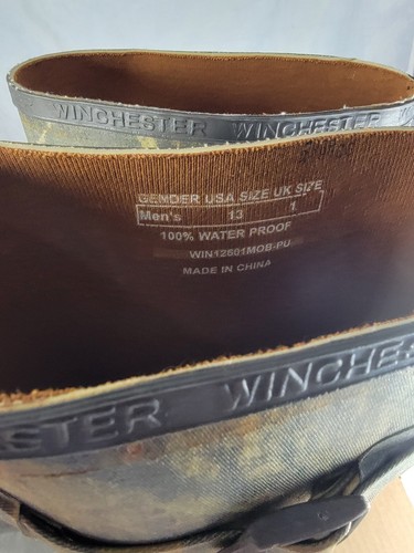 Winchester Scent Free Thinsulate 600 Gram Camouflage Hunting Boots Men's Size 13 - Picture 5 of 12