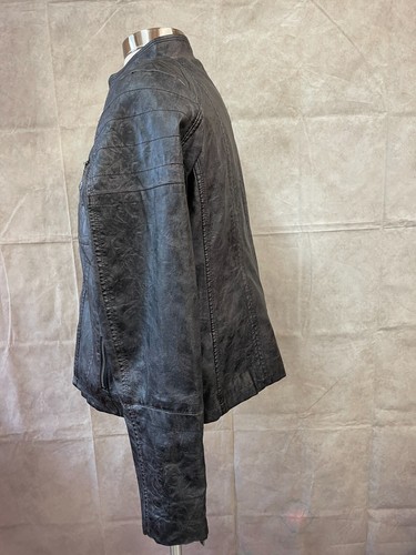 Joujou for Versona Women's Faux Leather Jacket Black Size XL - Picture 2 of 8