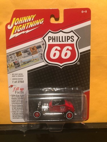 1/64 Johnny Lightning Phillips 66 1927 Ford T-Roadster rot 1 of 2760