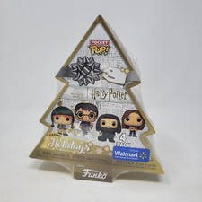 Harry Potter Holiday Pocket POP! Harry, Ron, Hermione, & Hagrid Keychain 4-Pack