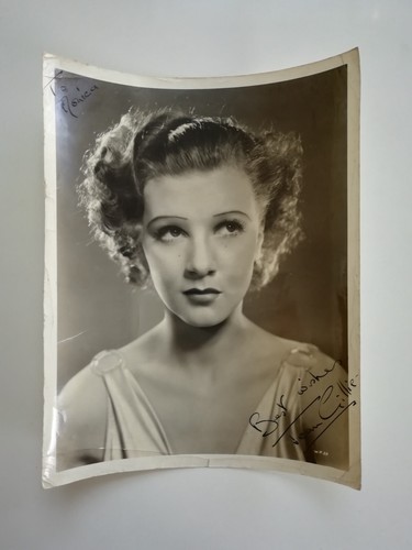 JEAN GILLIE 1915-1949 (ACTRESS) SIGNED - 1930s EARLY PHOTOGRAPH 10 X 8 INCH - Imagen 12 de 16