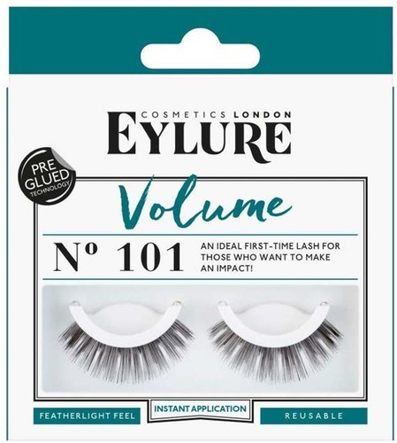 EYLURE VOLUME FALSE EYE LASHES 101, 117, Nerzwimpern - vergoldet - WIEDERVERWENDBAR - Bild 8 von 43