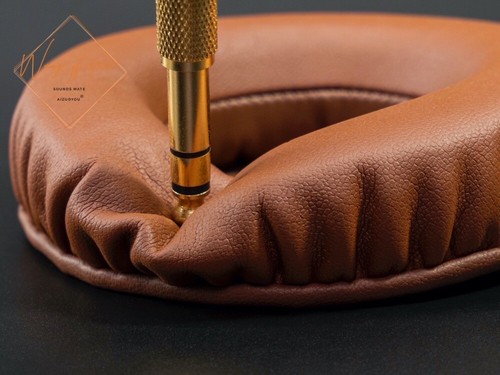 Brown Coffee Full Size Thick Memory Foam Cushions Replacement Ear Pads Headphone - Picture 10 of 26
