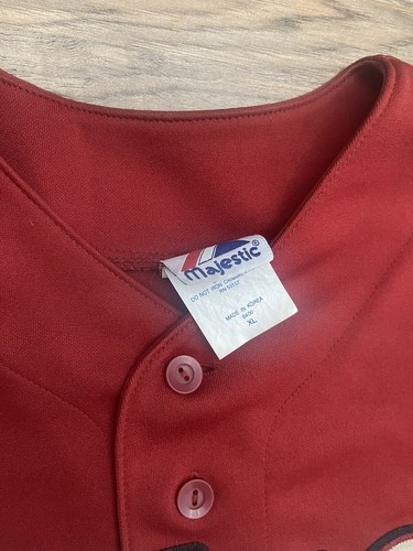 Houston Astros Vintage Majestic Jersey Brick Red Men’s Size XL - Picture 3 of 11