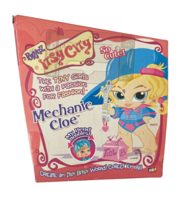 Bratz Itsy Bitsy City Mechanic Cloe Sealed in Box Tiny Babyz 2006