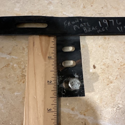 1976 Volkswagen Beetle Front License Plate Bracket - Picture 4 of 6