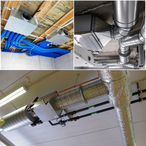 3 Inch Duct Connector Flange Metal Straight Pipe Exhaust Hose Flange Gray New - Bild 23 von 23