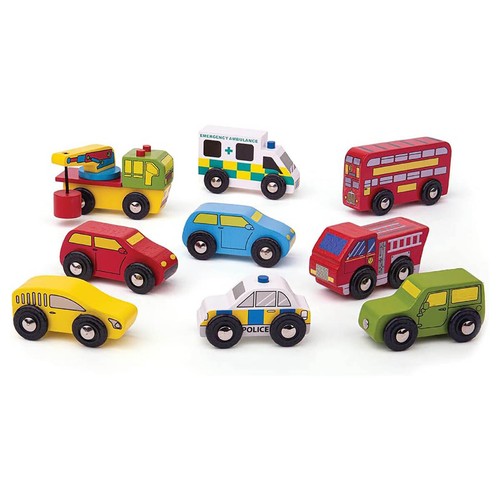 Bigjigs Rail - Paquete de Vehículos Juguetes de Madera Niños Niños Jugar Juguete Edades 3+ Sellado - Imagen 3 de 4