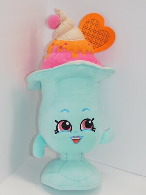 Shopkins Plush Suzie Sundae LARGE Stuffed Toy Ice Cream 17