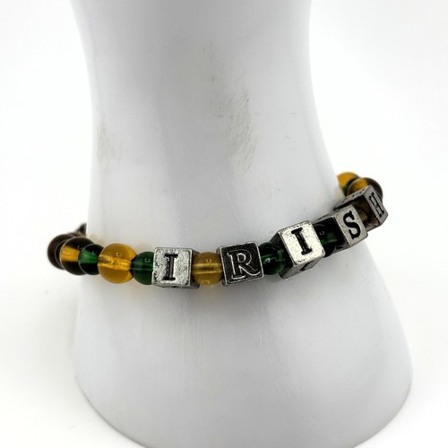 IRISH BEADED BRACELET Crystals and Sterling Morgan & Co - Picture 2 of 9