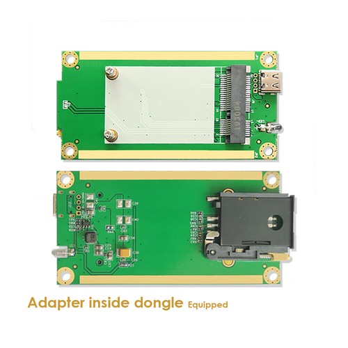 4G LTE USB Dongle W/SIM card Slot Mini PCIe Adapter for WWAN EC25-AU Wireless - Picture 2 of 5