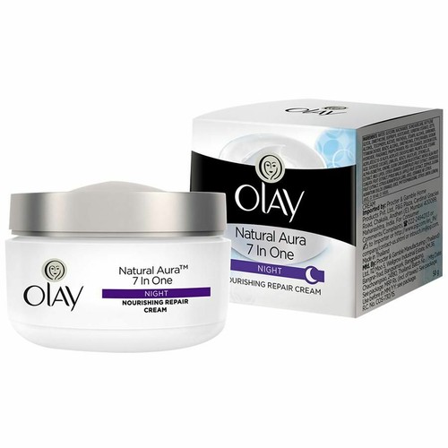 Olay Natural Aura- Day Cream SPF 15 / Night Repair Cream 50g / 1.76 oz Each Pack - Picture 2 of 21