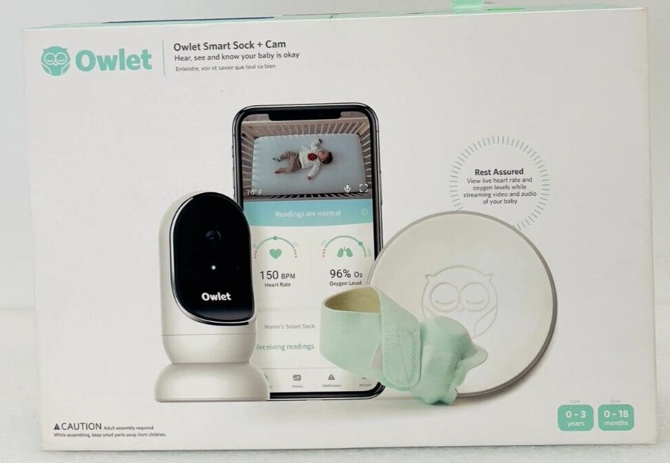 Owlet Smart Sock 2 + Cam Baby monitor bundle|, NEW