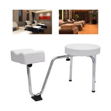 Adjustable Salon Pedicure Stand Chair Foot Stool Beauty Spa Studio Foot Stool