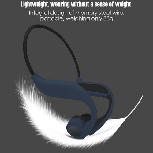 Bone Conduction Słuchawki Bluetooth Bezprzewodowy sportowy zestaw słuchawkowy Długa żywotność baterii - Zdjęcie 5 z 13