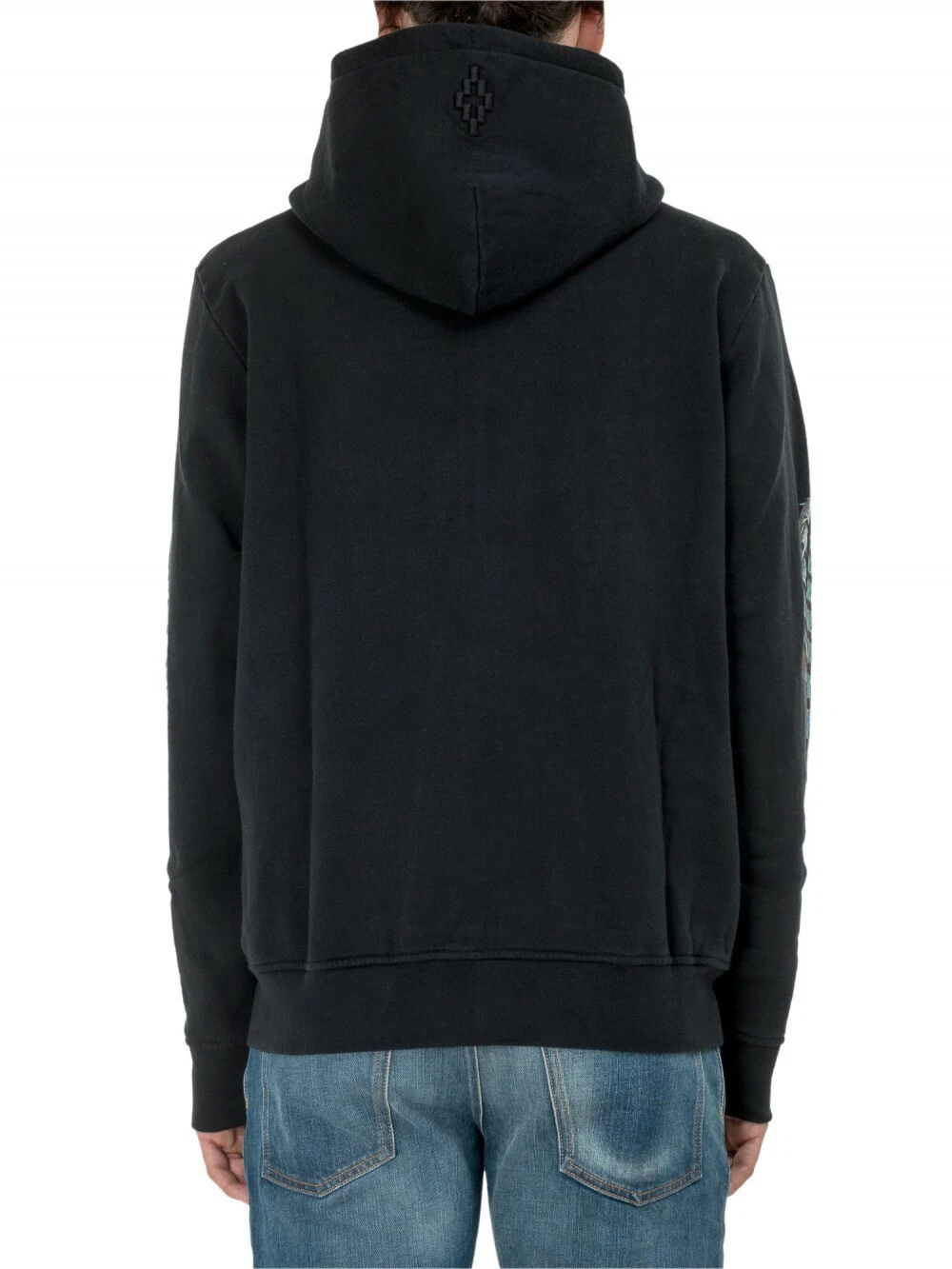 AUTHENTIC Marcelo Burlon County of Milan Men Genek Zip Hood Feather Print Size M