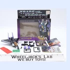 Skywarp 100% Complete W/BOX UNUSED STICKERS 1984 Vintage G1 Transformers NM