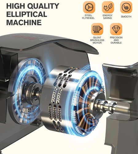 2025 Ellipse Leg Exerciser Electric While Sitting Seniors Seated Pedal Exerciser - Picture 18 of 38