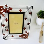 PIER 1 IMPORTS 4x6 Picture Frame Metal Wire Floral Photo Black Copper FAST SHIP