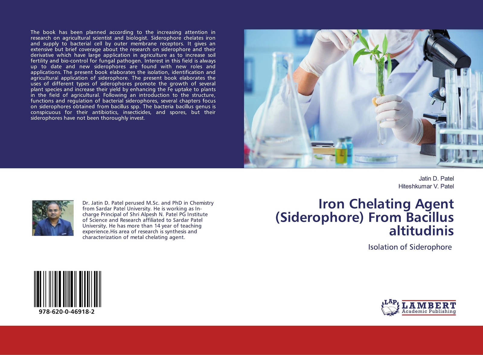 Thumbnail - Iron Chelating Agent (siderophore) From Bacillus Altitudinis Patel (u.