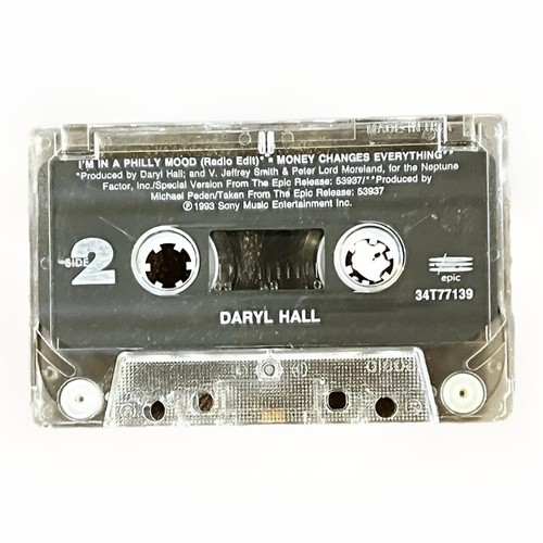 I'm in a Philly Mood [Single] by Daryl Hall (Cassette, Aug-1993, Epic) - Picture 4 of 4
