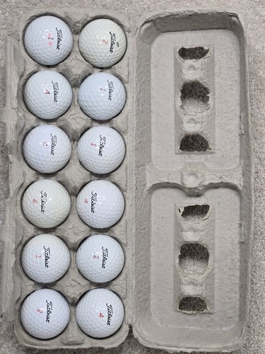 Pelotas de golf Titleist 12 cuentas una docena usadas usadas lavadas clasificadas 030 - Imagen 2 de 3