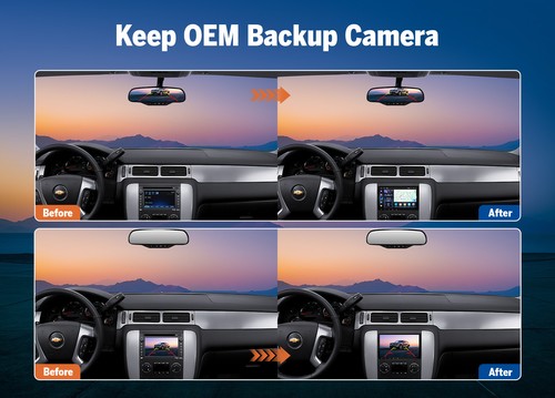 CAM+DVR+Para Chevy GMC Buick Android 14 8" Radio Estéreo para Automóvil GPS CarPlay Unidad Principal - Imagen 13 de 23