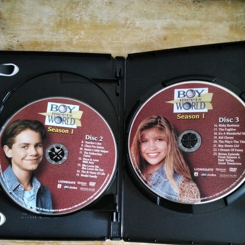 Boy Meets World:The Complete First Season /Second Season (DVD, 2010, 3-Disc Set) - Picture 4 of 6