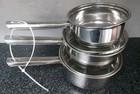 3 Piece Stainless Steel Pan Set