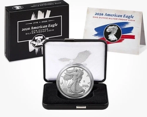 Sold Out 1776 - 2026 W PROOF 1 Ounce Oz American Silver Eagle US MINT w/ OGP