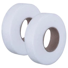 2 Pack Fabric Fusing Tape, 27 Yards Fabric Fusible Fusing Tape Iron-On Hem Tape